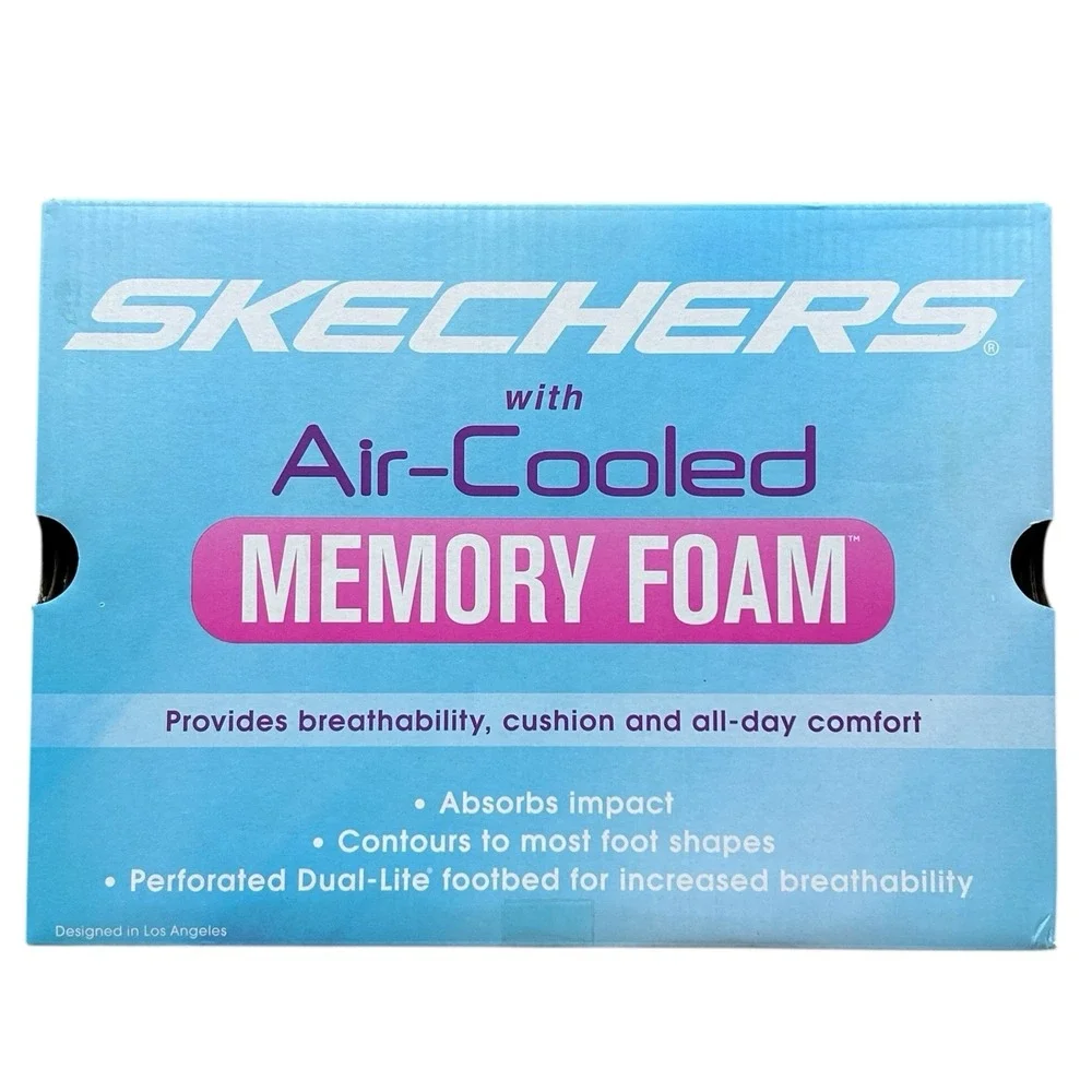 Skechers Skech-Lite Pro Women's Vegan Sneaker Size 8.5 White Memory Foam Insole